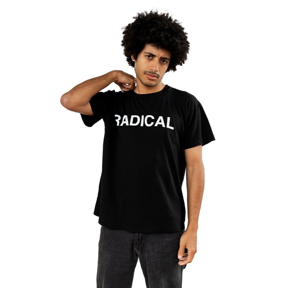 FYVP x Alana Hadid Radical Short Sleeve Double Sided Crew Neck Unisex Tee L